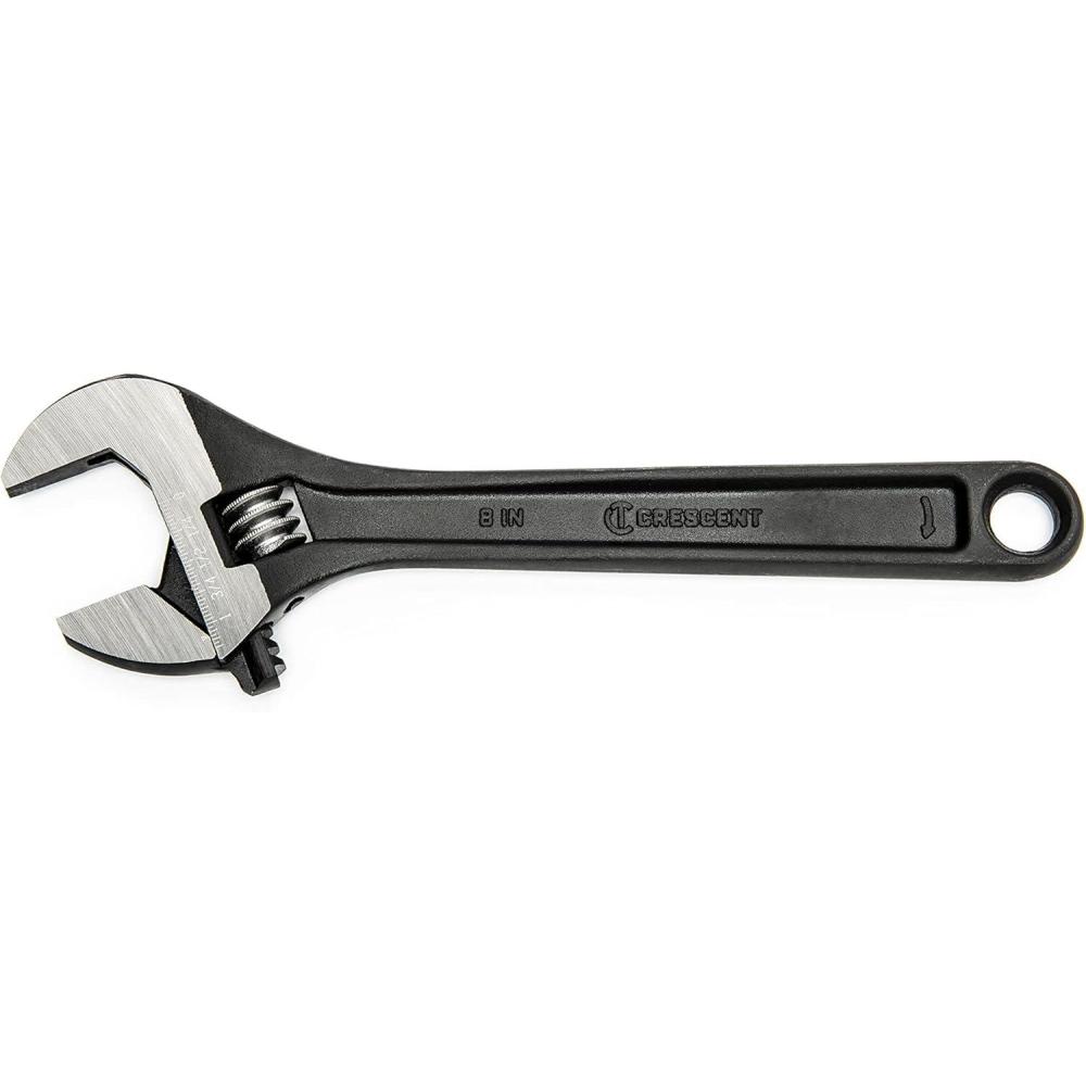 image:imageCrescent 8 Adjustable Black Oxide Wrench Bagged  AT28BK