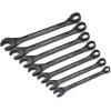 Crescent 7 Piece X6 Black Oxide Spline Open End Ratcheting Combination SAE Wrench Set – CX6RWS7(SAE)