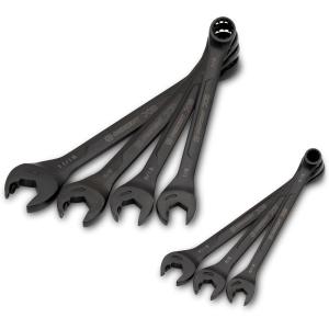 Crescent 7 Piece X6 Black Oxide Spline Open End Ratcheting Combination SAE Wrench Set – CX6RWS7(SAE)