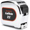 Crescent Lufkin 1-1/8″ x 25′ Chrome Case Yellow Clad Tape Measure – L925-02(7.6 m)