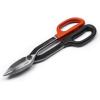 Crescent Wiss Straight Pattern Tinner Snips – Durable, Heavy-Duty Cutting Tool with Torque Control & Ergonomic Handles – WDF12S – 12″(1 Count (Pack of 1))