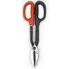 Crescent Wiss Straight Pattern Tinner Snips – Durable, Heavy-Duty Cutting Tool with Torque Control & Ergonomic Handles – WDF12S – 12″(1 Count (Pack of 1))