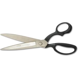 Wiss 12″ Bent Handle Industrial Shears with Knife Edge – W1226, Silver Metallic
