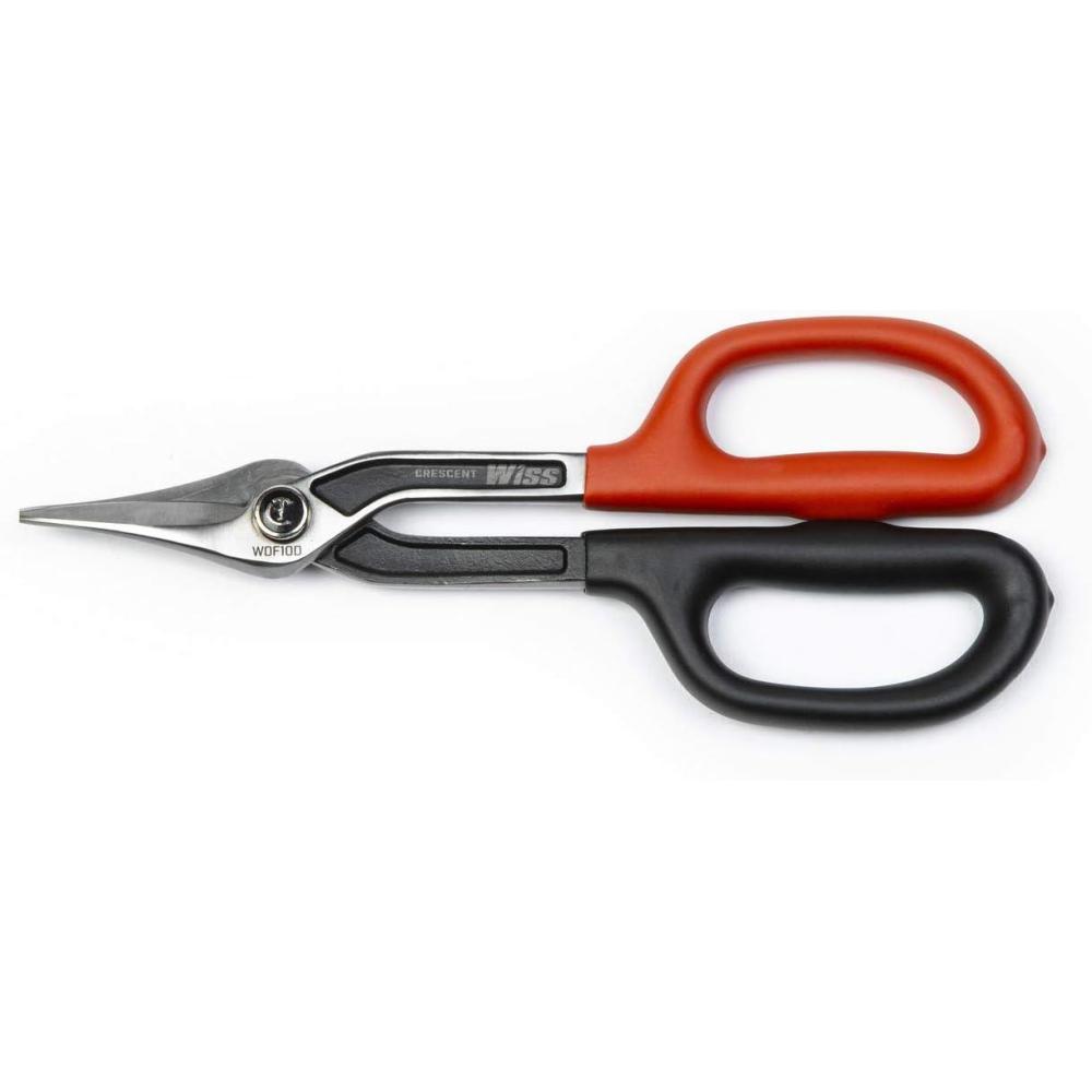 image:imageCrescent Wiss Duckbill Pattern Tinner Snips  Precision Metal Cutter with Torque Control amp Ergonomic Handle  WDF10D  10