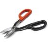 Crescent Wiss Straight Pattern Tinner Snips – Durable, Heavy-Duty Cutting Tool with Torque Control & Ergonomic Handles – WDF12S – 10″
