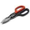 Crescent Wiss Straight Pattern Tinner Snips – Durable, Heavy-Duty Cutting Tool with Torque Control & Ergonomic Handles – WDF12S – 10″