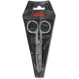 Crescent Wiss 5″ Electrician Scissors with Serrated Bottom Blade – Shears for Electrical Wires – Serrated to Cut Insulation – Electrician Tools – Metal Cutting Sharp Scissors – 175E5V