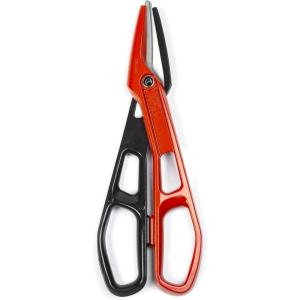 Crescent Wiss Lightweight Aluminum Tinner Snips – Durable Metal Cutter Tool with Torque Control & Adjustable Pivot Bolt – WAL13S – 12″