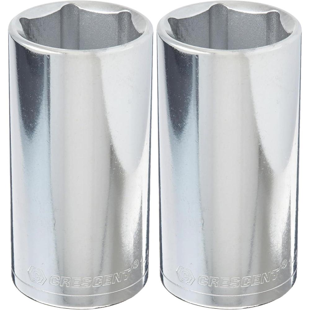 image:imageCrescent 12 Drive 6 Point Deep SAE Socket 114  CDDS67NOne Size Pack of 2