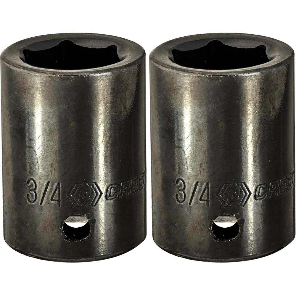 image:imageCrescent 12 Drive 6 Point Standard Impact SAE Socket 34  CIMS9N1 Count Pack of 2
