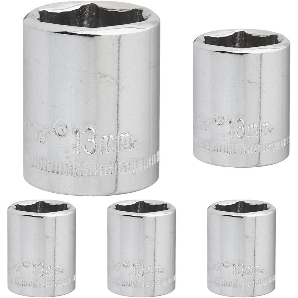 image:imageCrescent 14 Drive 6 Point Standard Metric Socket 13mm  CDS20NOne Size Pack of 5