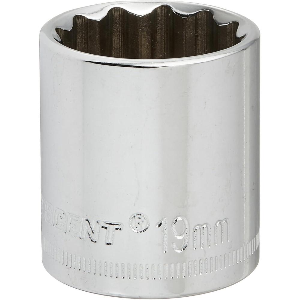 image:imageCrescent 38 Drive 12 Point Standard Metric Socket 19mm  CDS49N1 Count Pack of 1