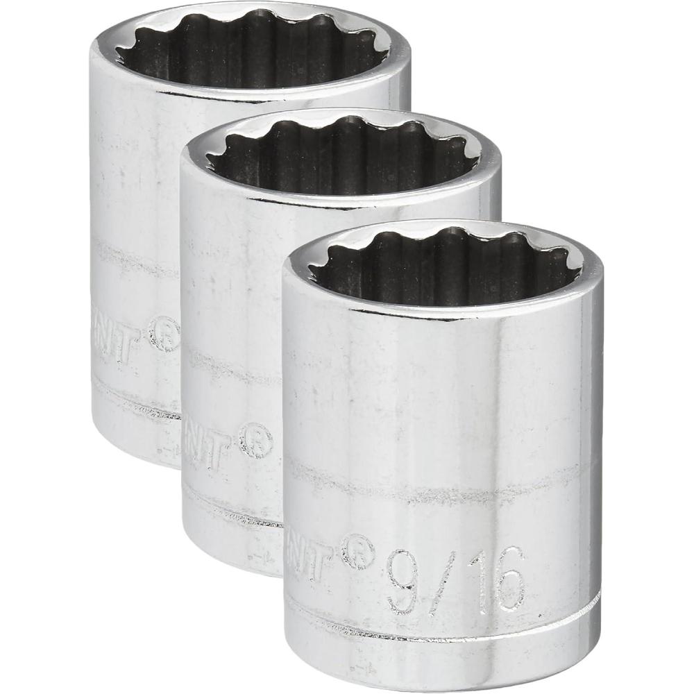 image:imageCrescent 38 Drive 12 Point Standard SAE Socket 916  CDS28N1 Count Pack of 3