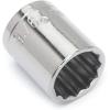 Crescent 3/8″ Drive 12 Point Standard SAE Socket 9/16″ – CDS28N(1 Count (Pack of 3))