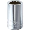 Crescent 1/2″ Drive 12 Point Standard Metric Socket 15mm – CDS75N