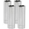 Crescent 1/4″ Drive 6 Point Deep Metric Socket 12mm – CDDS19N(One Size (Pack of 4))