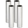 Crescent 1/4″ Drive 6 Point Deep Metric Socket 8mm – CDDS15N(One Size (Pack of 4))
