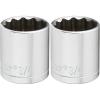 Crescent 3/8″ Drive 12 Point Standard SAE Socket 3/4″ – CDS31N(1 Count (Pack of 2))