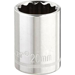 Crescent 1/2″ Drive 12 Point Standard Metric Socket 20mm – CDS80N