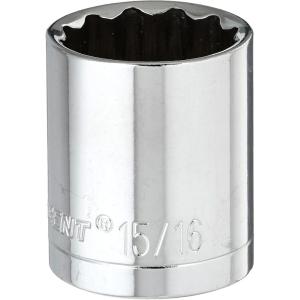 Crescent 1/2″ Drive 12 Point Standard SAE Socket 15/16″ – CDS61N(One Size)