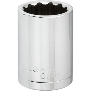Crescent 1/2″ Drive 12 Point Standard SAE Socket 3/4″ – CDS58N(1 Count (Pack of 1))