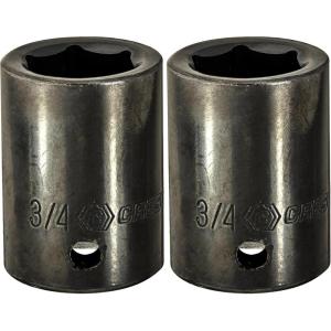 Crescent 1/2″ Drive 6 Point Standard Impact SAE Socket 3/4″ – CIMS9N(1 Count (Pack of 2))