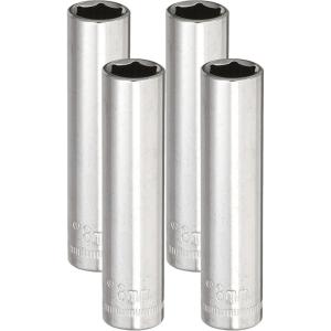 Crescent 1/4″ Drive 6 Point Deep Metric Socket 8mm – CDDS15N(One Size (Pack of 4))