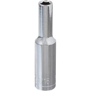 Crescent 1/4″ Drive 6 Point Deep SAE Socket 3/16″ – CDDS1N(1 Count (Pack of 1))