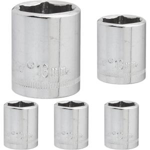 Crescent 1/4″ Drive 6 Point Standard Metric Socket 13mm – CDS20N(One Size (Pack of 5))