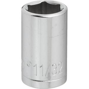 Crescent 1/4″ Drive 6 Point Standard SAE Socket 11/32″ – CDS6N