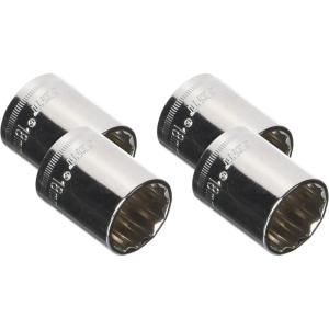 Crescent 3/8″ Drive 12 Point Standard Metric Socket 18mm – CDS48N(One Size (Pack of 4))
