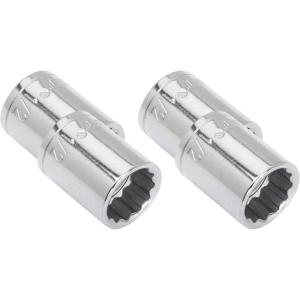 Crescent 3/8″ Drive 12 Point Standard SAE Socket 1/2″ – CDS27N(One Size (Pack of 4))