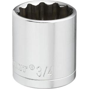 Crescent 3/8″ Drive 12 Point Standard SAE Socket 3/4″ – CDS31N(1 Count (Pack of 1))