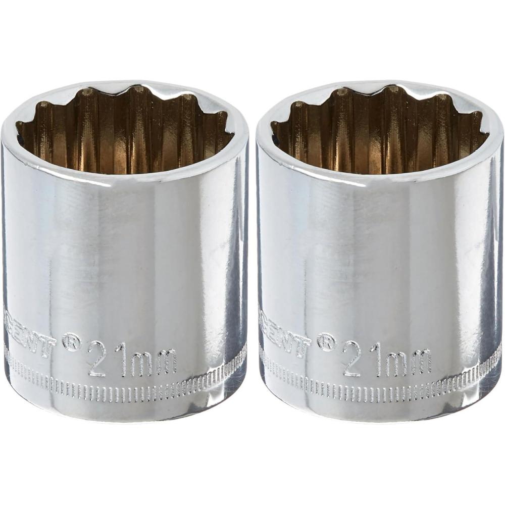 image:imageCrescent 38 Drive 12 Point Standard Metric Socket 21mm  CDS51N1 Count Pack of 2