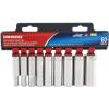 Crescent 9 Piece 3/8″ Drive 6 Point Deep SAE Socket Set – CSAS6N