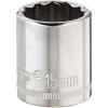 Crescent 3/8″ Drive 12 Point Standard Metric Socket 15mm – CDS45N