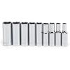 Crescent 9 Piece 3/8″ Drive 6 Point Deep SAE Socket Set – CSAS6N