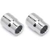 Crescent 3/8″ Drive 12 Point Standard SAE Socket 3/8″ – CDS25N(1 Count (Pack of 2))