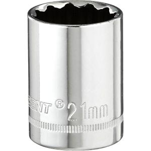 Crescent 1/2″ Drive 12 Point Standard Metric Socket 21mm – CDS81N