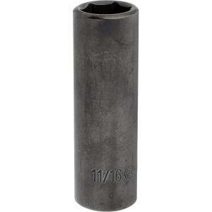 Crescent 1/2″ Drive 6 Point Deep Impact SAE Socket 11/16″ – CIMS24N