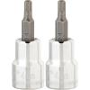 Crescent 3/8″ Drive Hex Bit Metric Socket 4mm – CHBS7N(1 Count (Pack of 2))