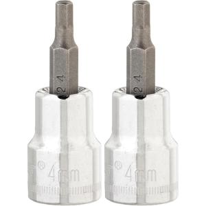 Crescent 3/8″ Drive Hex Bit Metric Socket 4mm – CHBS7N(1 Count (Pack of 2))