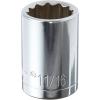Crescent 1/2″ Drive 12 Point Standard SAE Socket 11/16″ – CDS57N