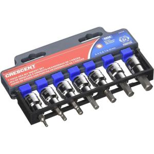 Crescent 7 Piece 3/8″ Drive Hex Bit Metric Socket Set – CBSS1N