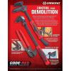Crescent 18” Indexing Flat Pry Bar – DB18X, Red/Black(24 inch)