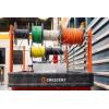 Crescent RAILWORKS 2 Shelf Industrial Utility Cart with 5″ Hard Casters and Wire Spool Holders | IUC2SCBM-RCPR