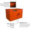 Crescent RAILWORKS Double Door Steel Security Panel Lockable Storage | IUC2DLCRM