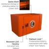 Crescent RAILWORKS Single Door Steel Security Panel Lockable Storage | IUC1DLCRM