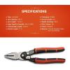Crescent 8″ Pro Series Diagonal Compound Action Dual Material Cutting Pliers – PS5429C(Linesman)