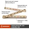 Crescent Lufkin Red End Folding Wood Rule, 6-Inch – TX46N